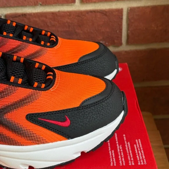 New Nike Air Max TW SE Total Orange Red Black Mens Sneakers Retro Athletic Shoes - Picture 5 of 16